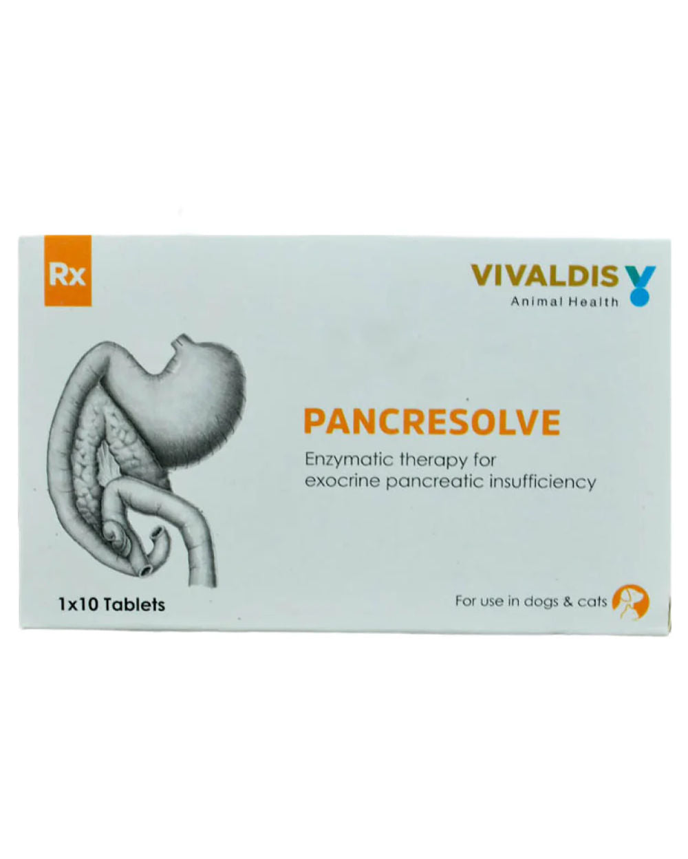 Vivaldis Pancresolve Tablets 10â€™s â€“ Digestive Enzyme Support Supplement