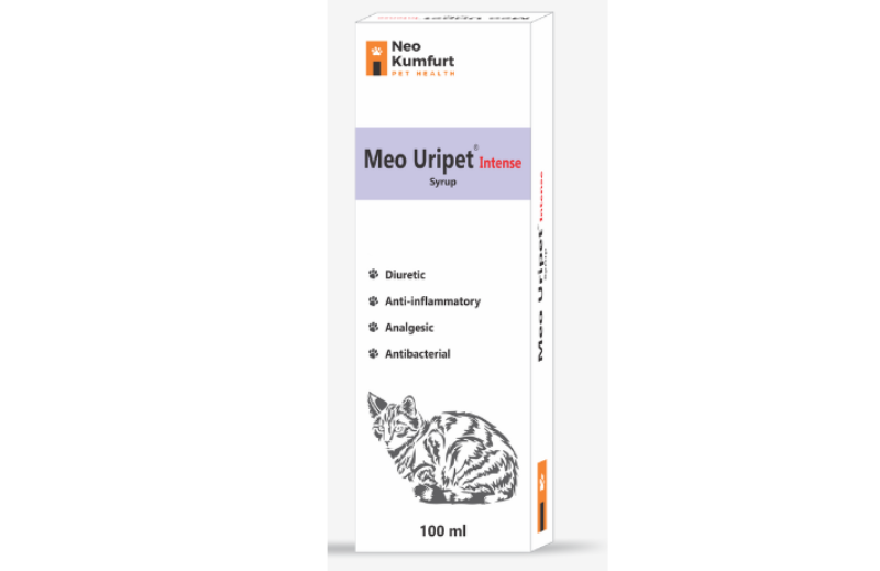 Neo Kumfurt Meo Uripet Intense Syrup for Cats 100ml â€“ Urinary Tract & Kidney Support for CKD, UTI & Calculi