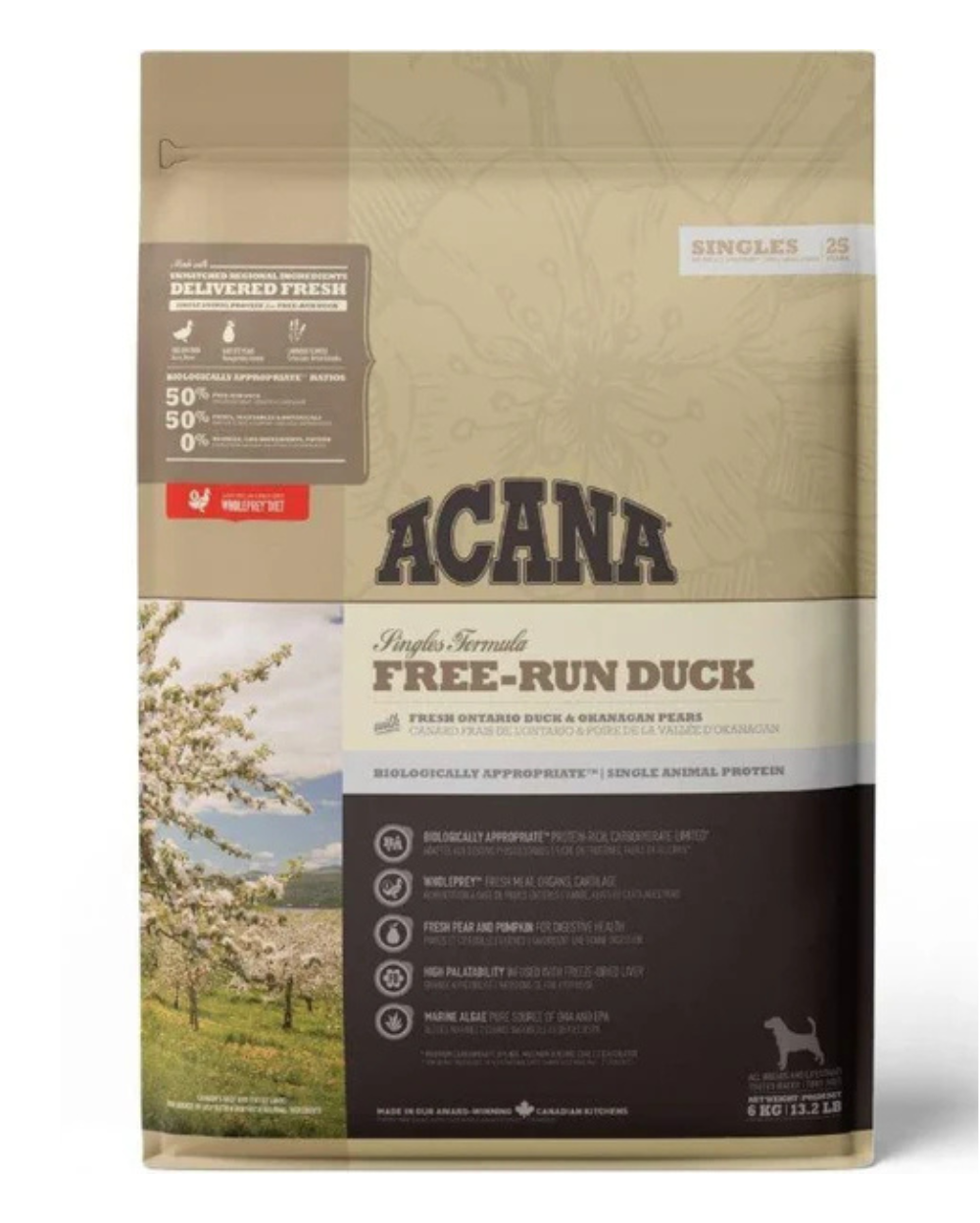 Acana Free Run Duck Dog Dry Food (All Breeds)