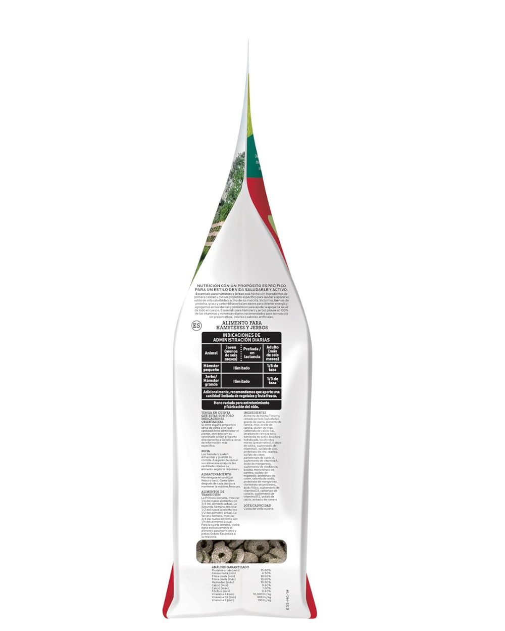 Oxbow Animal Health Healthy Handfuls Dry Hamster And Gerbil Fortified Small Animal Feeds 454gm