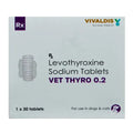 Vivaldis Vet Thyro ( Levothyroxine Sodium ) Tablets for Dogs & Cats - Pack of 30 Tablets