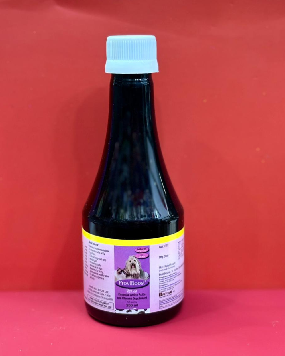Petcare ProviBoost 200ml Syrup for Dogs & Cats â€“  Immunity Booster for Healthy Pets