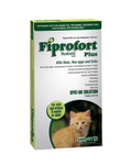 Savavet Fiprofort Plus Fipronil Tick & Flea Control Spot On for Cats | Long-Lasting Ectoparasite Treatment
