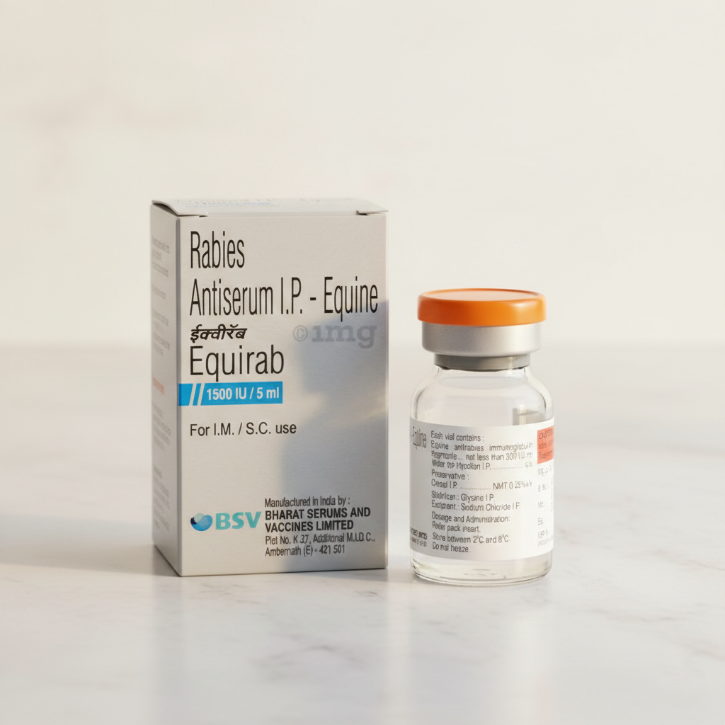 Equirab 1500 IU Injection â€“ Rabies Immunoglobulin for Post-Exposure Treatment