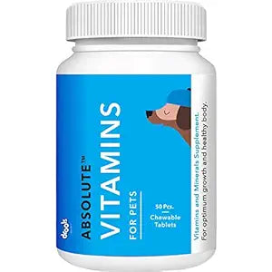 Drools Absolute Vitamin Supplement for Dogs â€“ Daily Multivitamin Syrup for Immunity, Skin & Coat Health