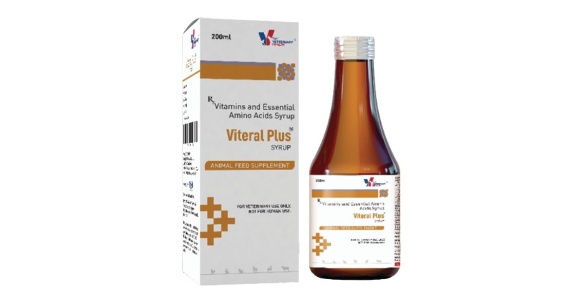 Drools Viteral Plus Veterinary Syrup for Dogs & Cats | Supports Growth, Skin, Eyes, Fertility & Pregnancy