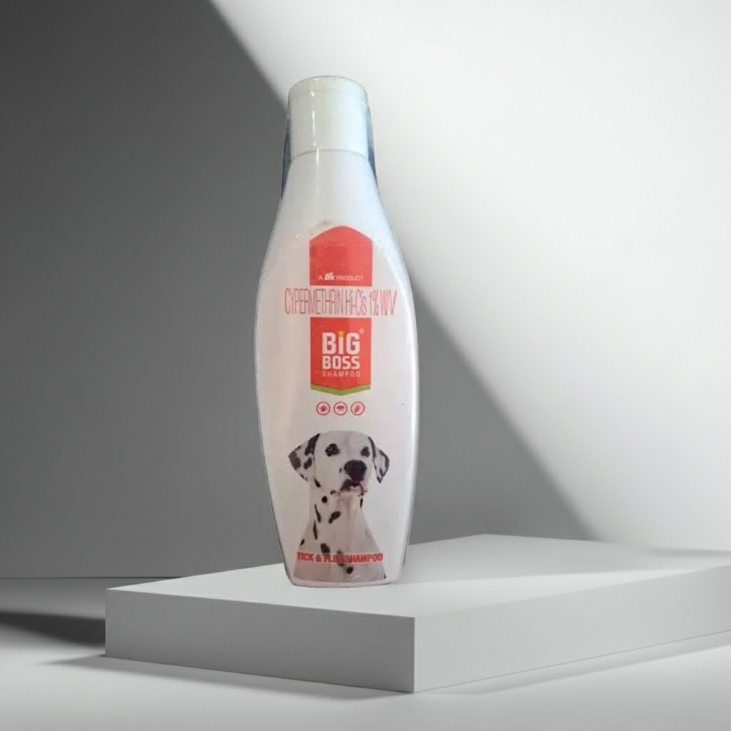 TTK Big Boss Dog Shampoo â€“ Anti-Tick & Flea Formula, Coat Brightening, Gentle Skin Care for All Breeds