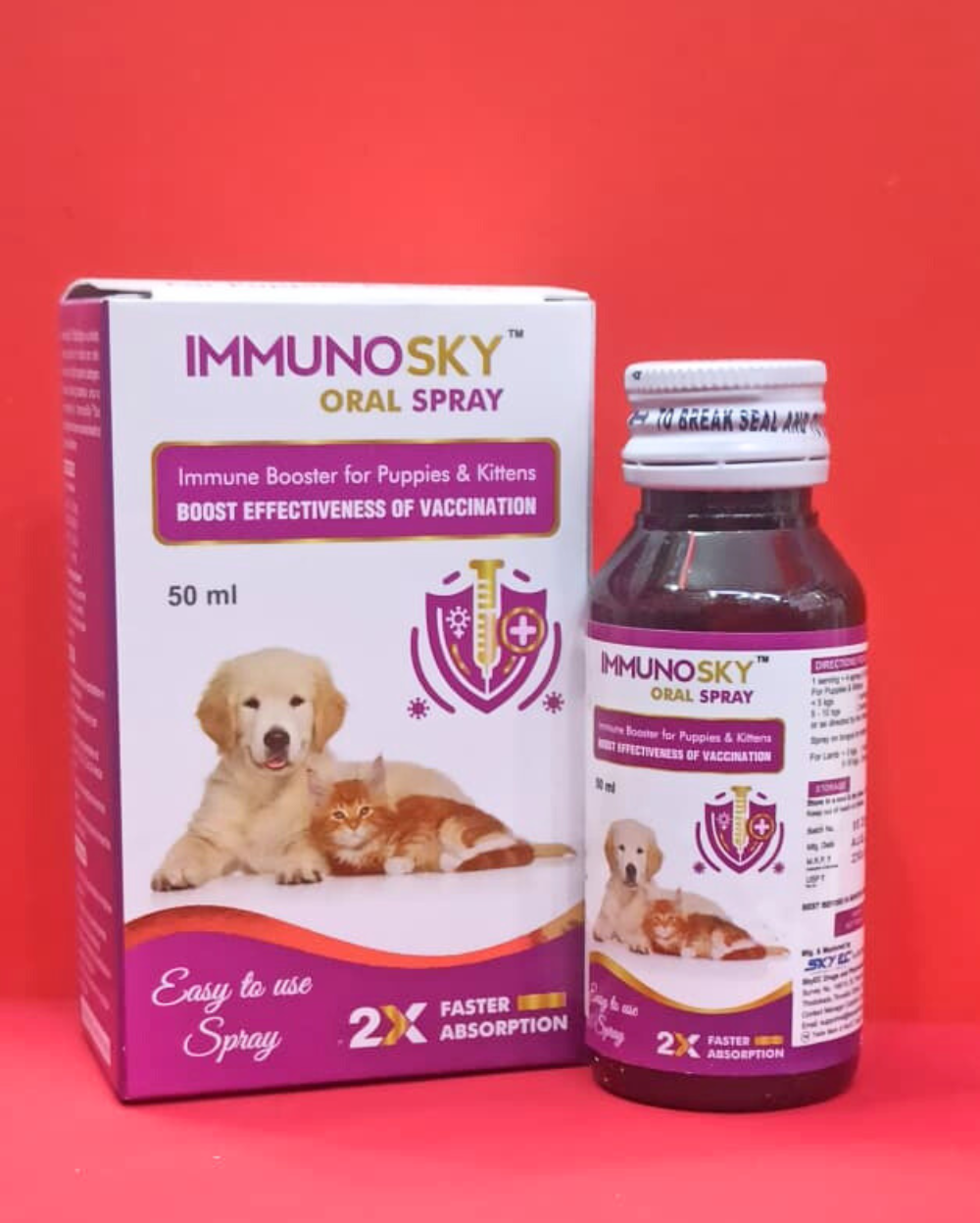 Skyec Immunosky Oral Spray 50ml for Dogs & Cats