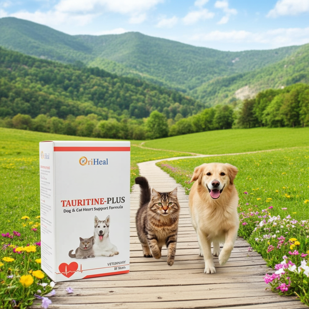 Oriheal Tauritine Plus Tablets â€“ Essential Taurine Support for Pet Heart Wellness, Immunity & Eye Health