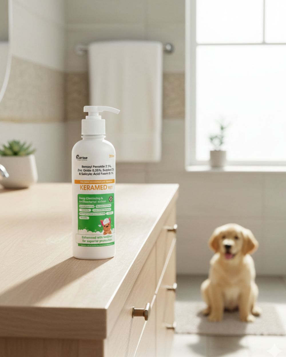 Corsie Keramed Vet Shampoo 200 ml â€“ Gentle Care for Pets, Anti-Dandruff & Skin Protection