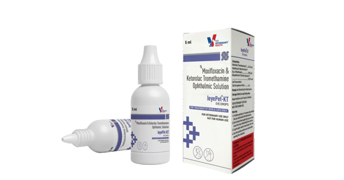 Drools leyePet-KT Drops for Dogs & Cats â€“ Relief for Eye Infections & Inflammation