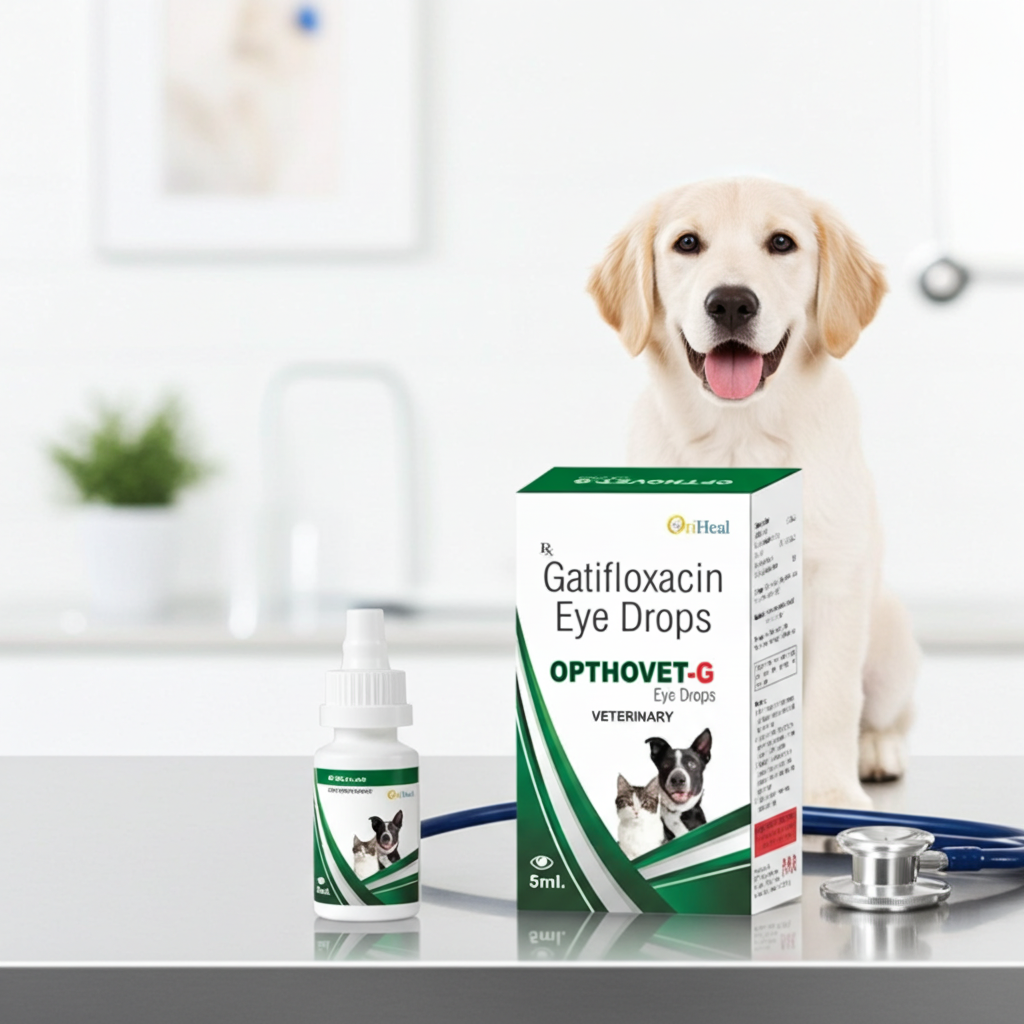 Oriheal Opthovet G Eye Drops for Dogs & Cats | Pet Eye Care & Hygiene Solution
