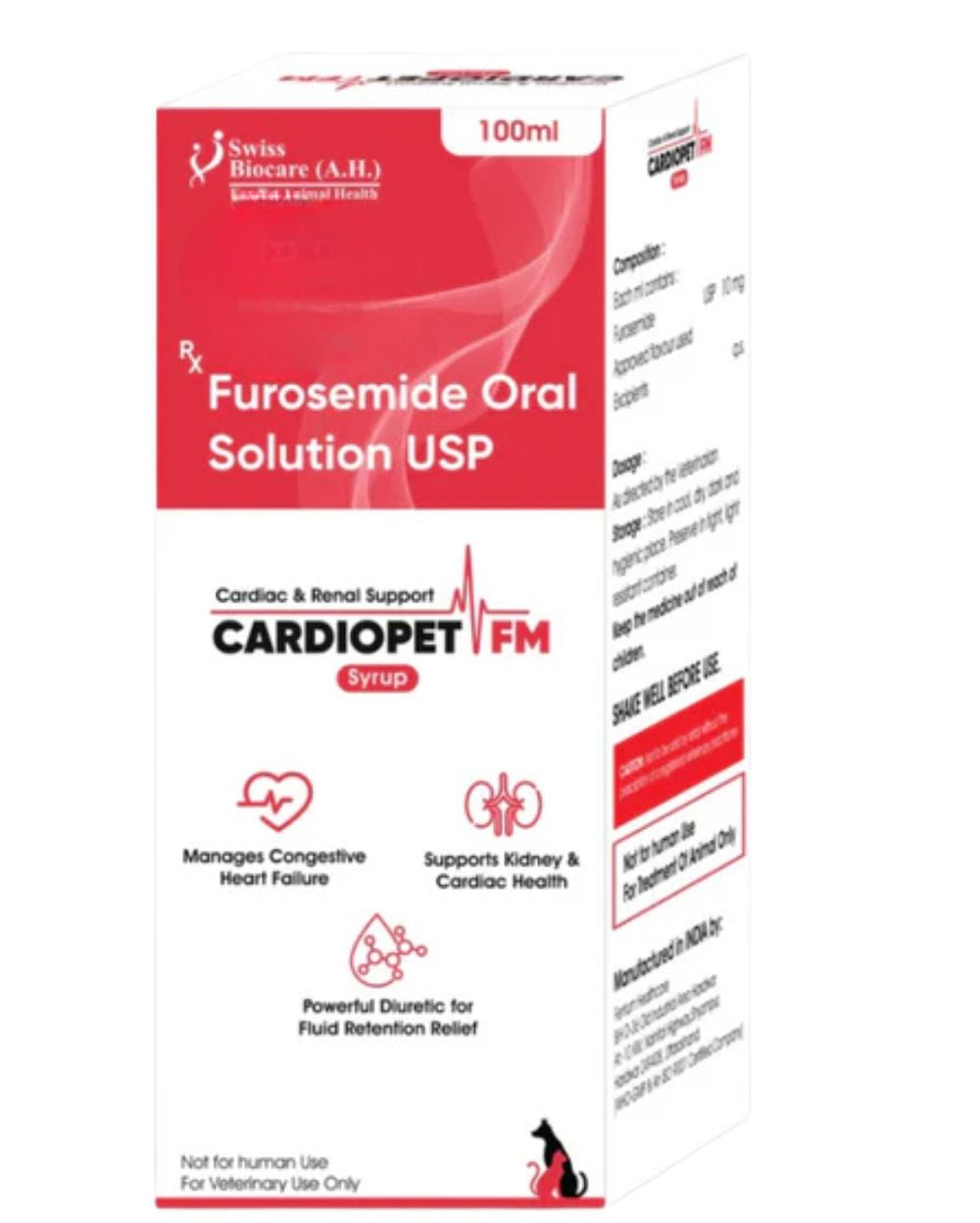 Corise Cardiopet FM 100ml Furosemide Syrup for Dogs & Cats