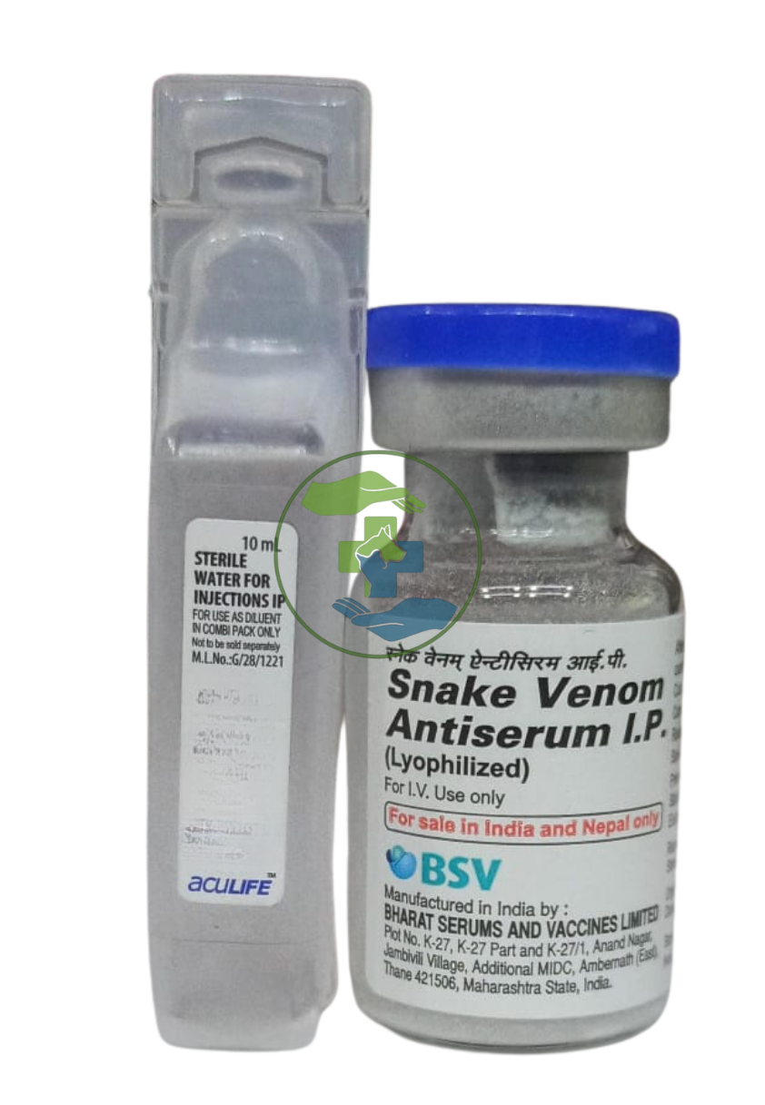 BSV Anti-Snake Venom for Veterinary & Medical Use â€“ Fast Acting Formula