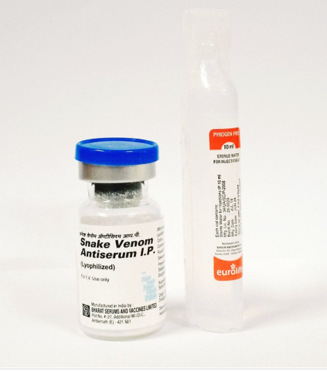 ASVS (Snake Venom Antiserum) Dry Vial of 1 â€“ Powder for Injection
