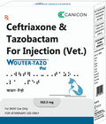 Canicon Wouter-Tazo â€“ Ceftriaxone + Tazobactam Injection (562.5 mg)