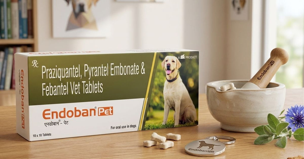 TTK Endoban Pet Dewormer for Dogs â€“ Broad-Spectrum Worm Treatment & Parasite Control