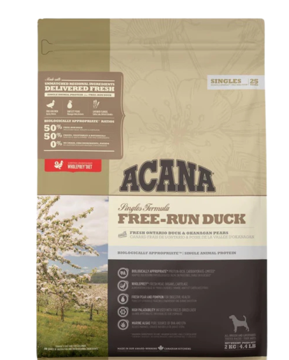Acana Free Run Duck Dog Dry Food (All Breeds)