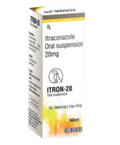 Sihil Itron Oral Suspension 60ml â€“ Veterinary Antifungal Itraconazole Syrup for Dogs & Cats, Treats Skin, Respiratory & Systemic Fungal Infections