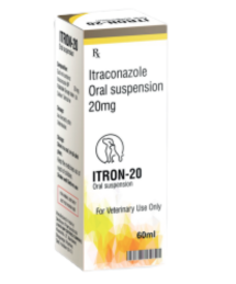 Sihil Itron Oral Suspension 60ml â€“ Veterinary Antifungal Itraconazole Syrup for Dogs & Cats, Treats Skin, Respiratory & Systemic Fungal Infections