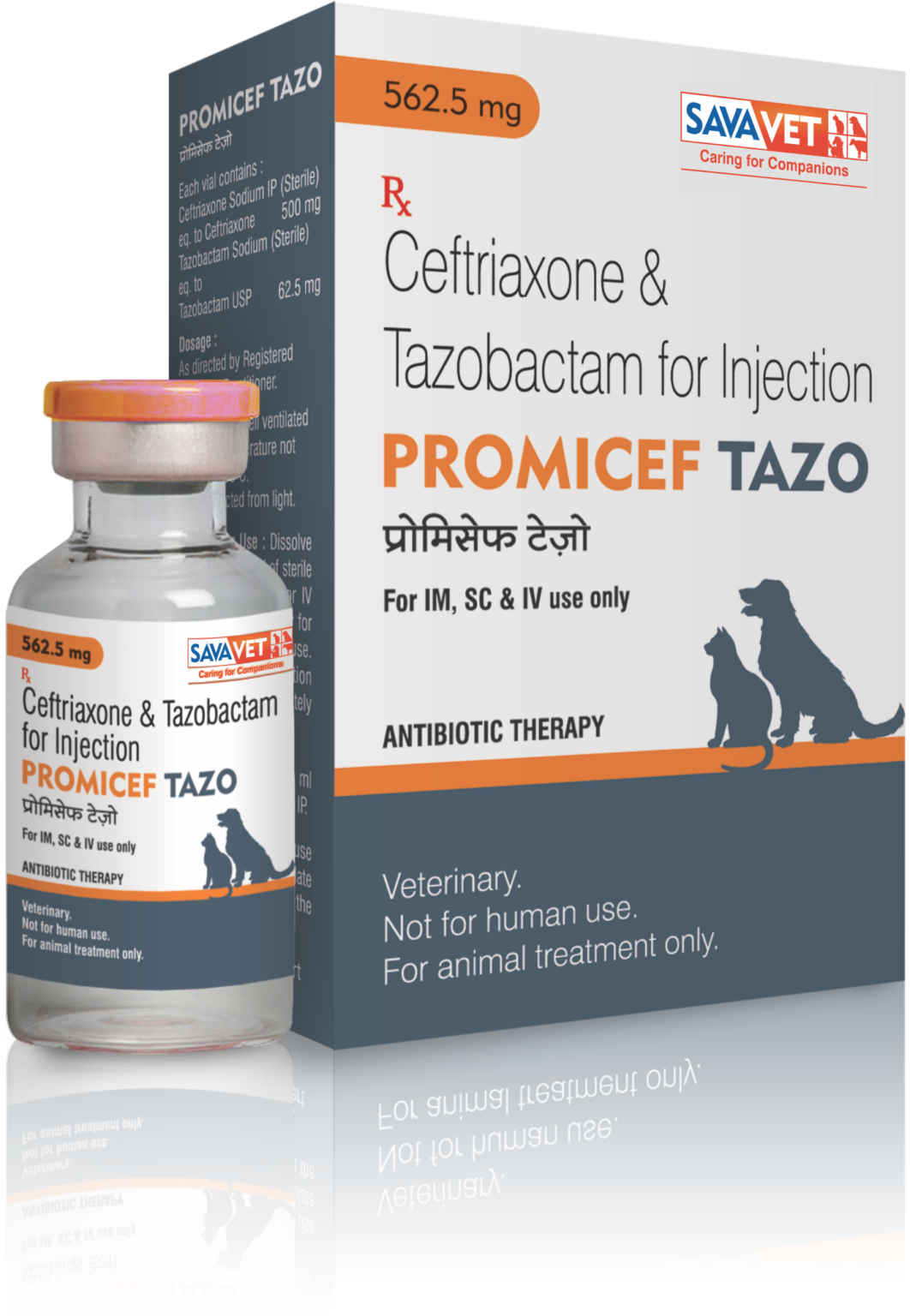 Savavet Promicef Tazo â€“ Veterinary Antibiotic for Dogs & Cats, Infection Treatment