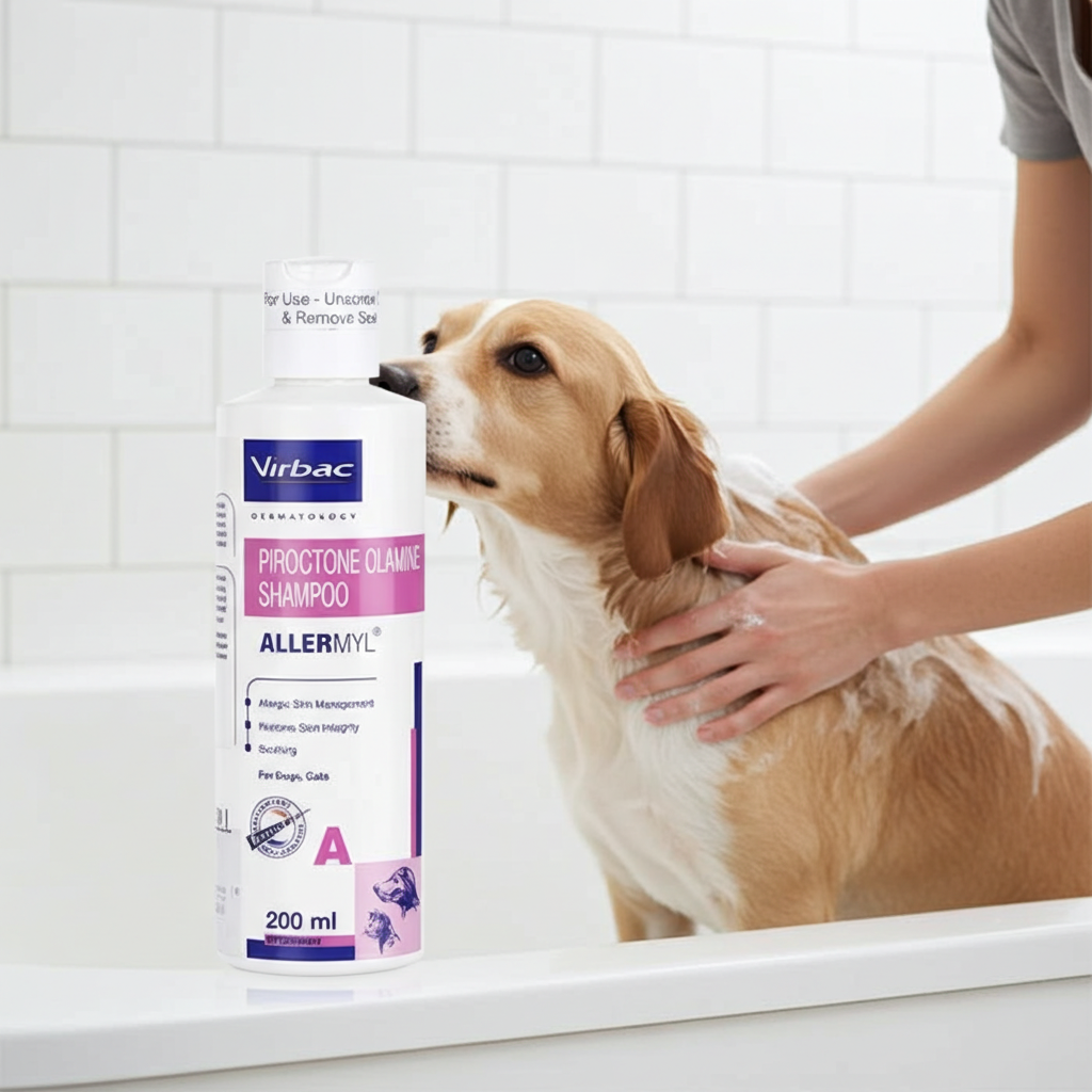 Virbac Allermyl Shampoo 200ml for Dogs & Cats
