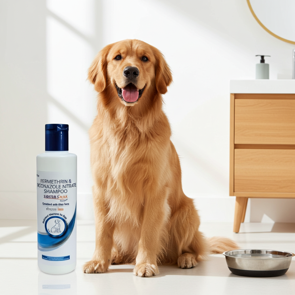Intas Softas Max Anti-Tick & Flea Shampoo for Dogs & Cats â€“ Effective Parasite Control, Cleanses Coat, Soothes Skin, Prevents Itching & Odor â€“ 200ml