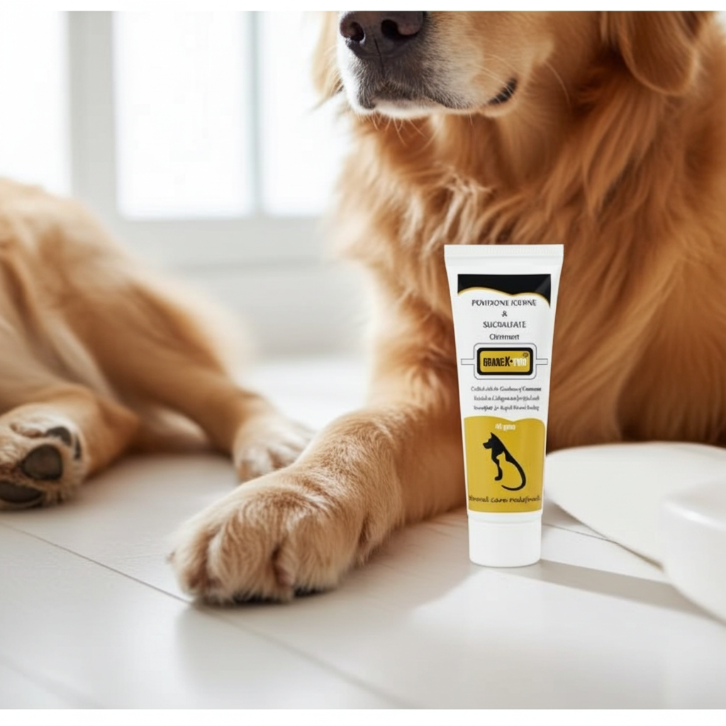 Sihil Granex Pro Ointment 50g â€“ Antibacterial & Antiseptic Healing Cream for Pets | Fast Recovery for Cuts, Burns, Wounds & Skin Infections