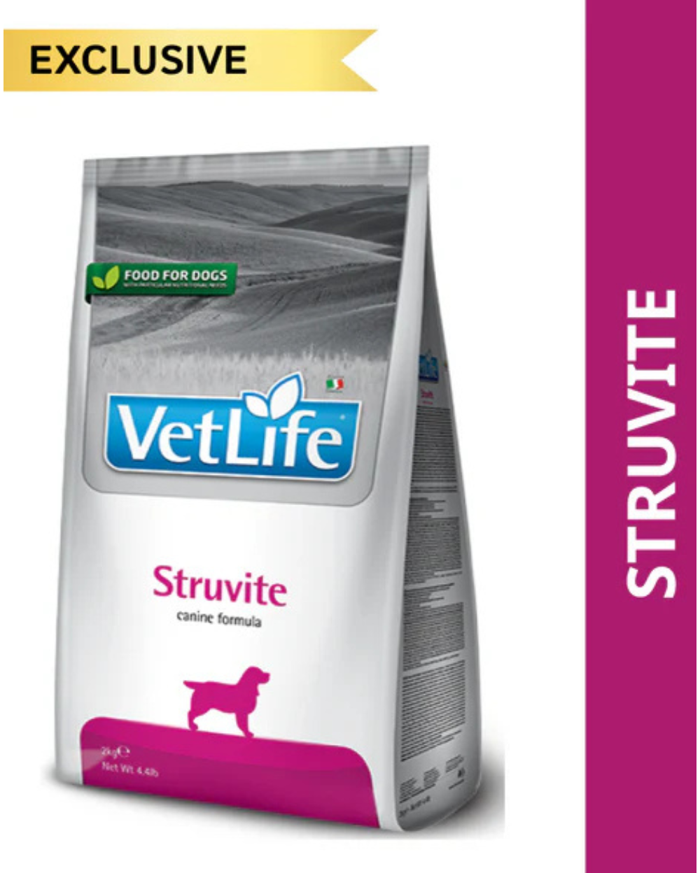 Farmina Vet Life Natural Diet Struvite Management Dry Dog Food â€“ Veterinary Diet for All Breed Adult Dogs, 2kg â€“ Urinary Health Support