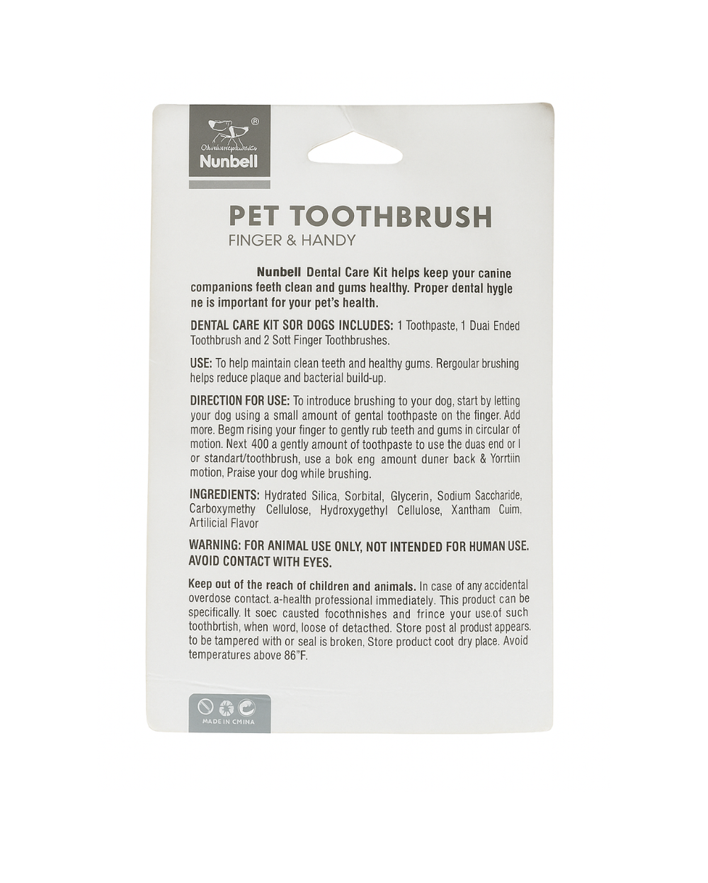 Soft Finger & Handy Toothbrush for Pet (set of 2)