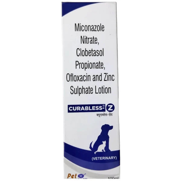 Mankind Curabless-Z Lotion 100ml | Anti-Fungal & Anti-Bacterial Skin Lotion for Itching, Ringworm, Rashes & Infection Relief
