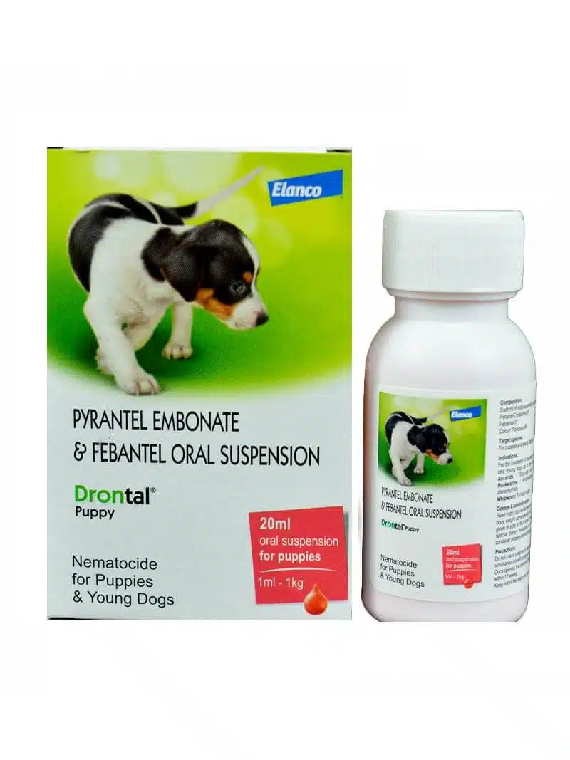 Elanco Drontal Puppy Worming Suspension 20ml