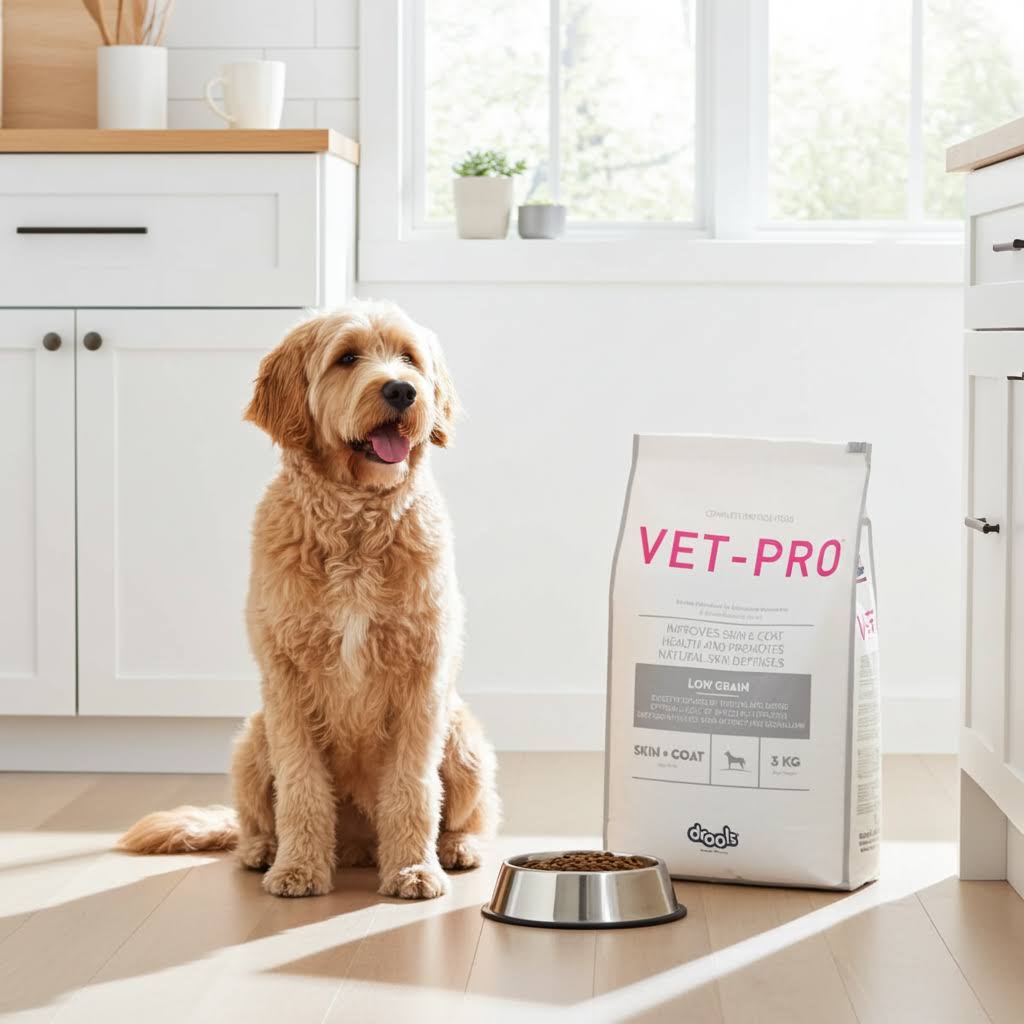 Drools Vet Pro Skin & Coat Dry Dog Food â€“ Premium Veterinary Formula for Healthy Skin, Shiny Coat & Itch Relief