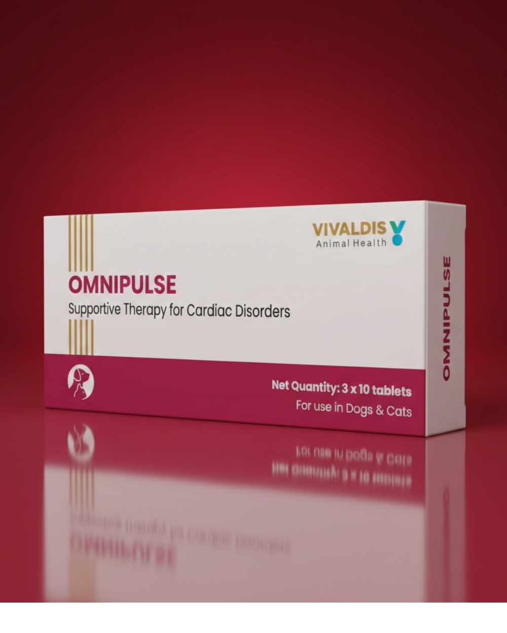 Vivaldis Omnipulse Cardiac Support Tablets for Dogs & Cats - Pack of 30 Tablets