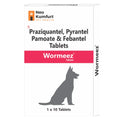 Neo Kumfurt Wormeez Deworming Tablet for Dogs â€“ Broad Spectrum Worm Control with Praziquantel, Pyrantel Pamoate & Febantel (Pack of 10 Tablets)
