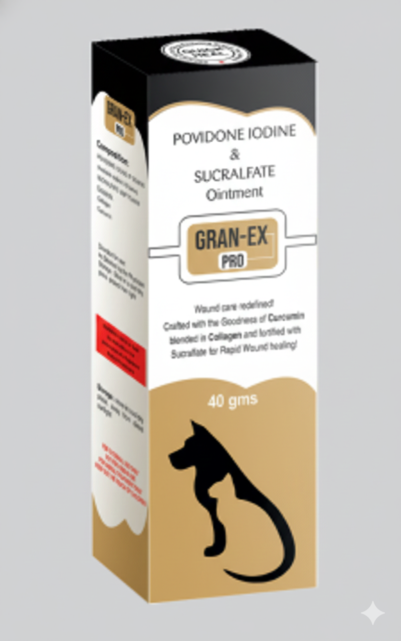 Sihil Granex Pro Wound Healing Gel for Animals â€“ Collagen & Curcumin Enriched Veterinary Ointment
