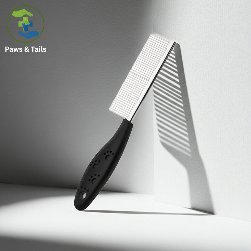 Premium Single-Sided Steel Comb for Pets â€“ Professional Grooming Tool for Dogs & Cats