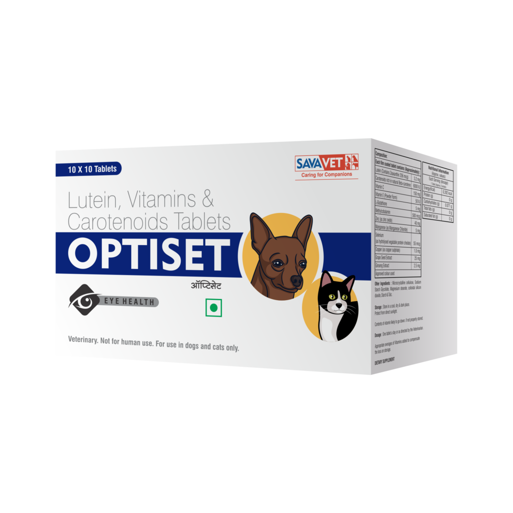 Savavet Optiset Tablets for Dogs and Cats â€“ Multivitamin & Immune Support Supplement, 10 Tablets