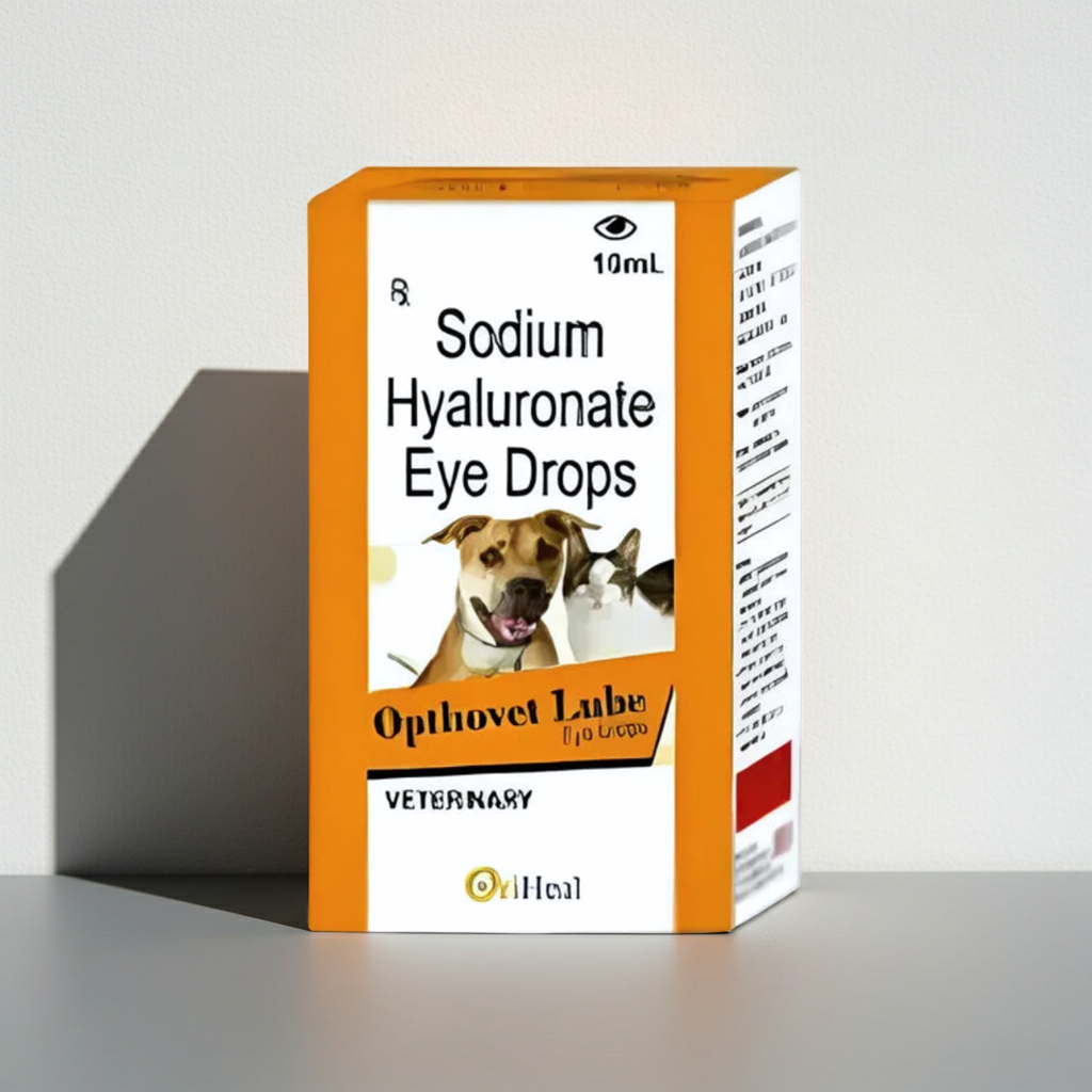 Oriheal Opthovet Lube Eye Drops for Dogs & Cats | Pet Eye Moisturizing & Comfort Care Solution