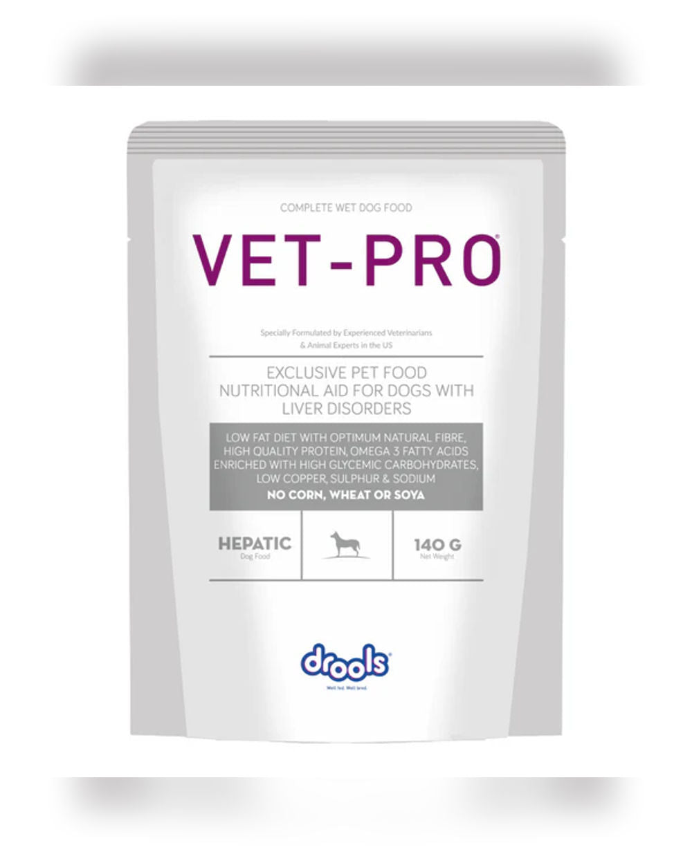 Drools Vet Pro Hepatic Gravy for Dogs 150gm (Pack of 12) â€“ Liver Support Prescription Diet Food