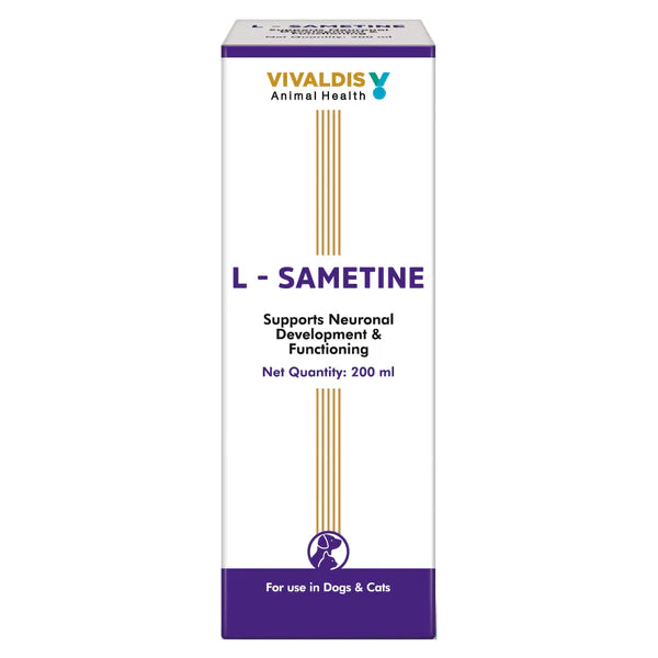 Vivaldis L-Sametine Syrup 200ml for Dog and Cat