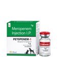 Oriheal Petopenem Injection â€“ Broad Spectrum Veterinary Antibiotic for Dogs & Cats
