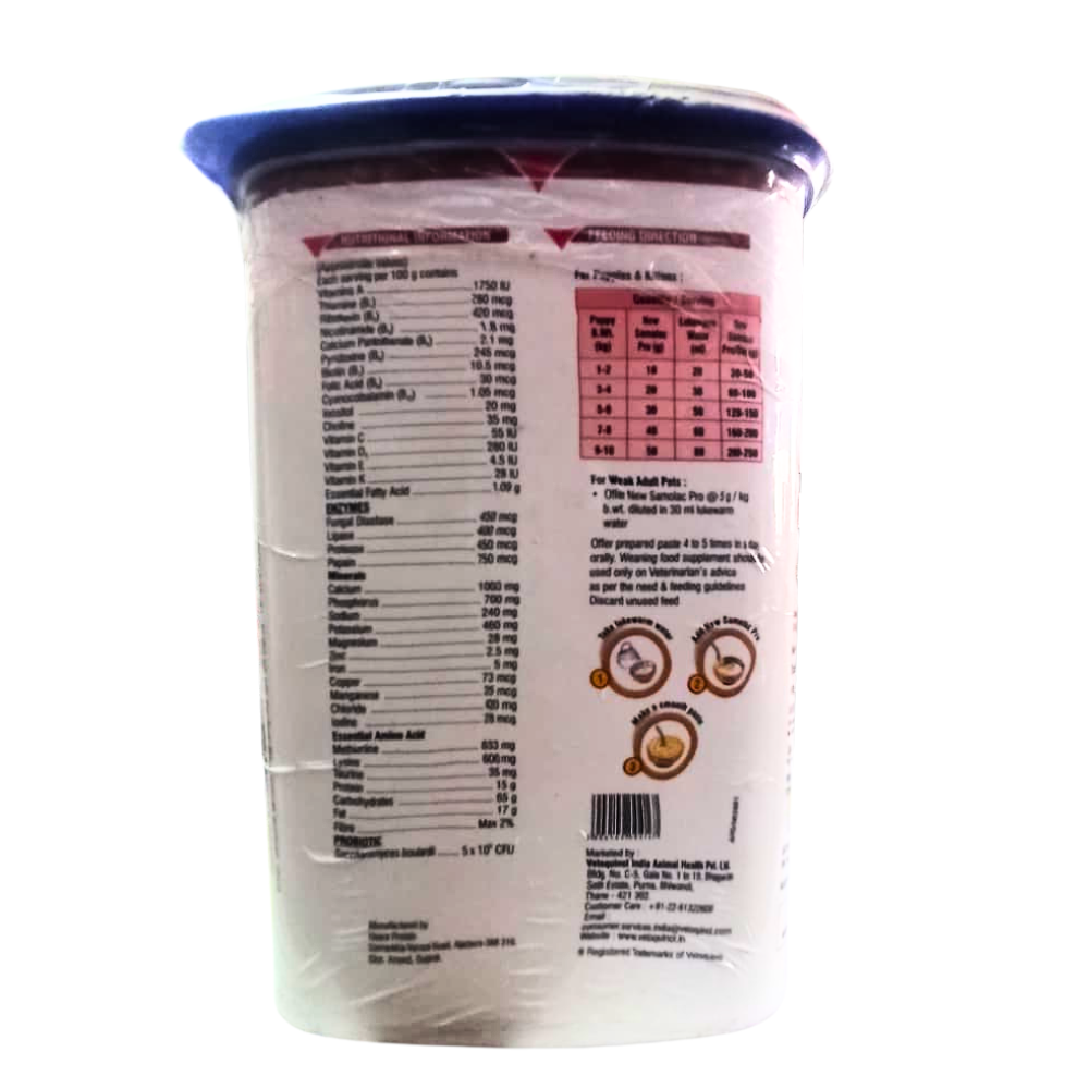 Vetoquinol Samolac Pro 400gm â€“ Liver Support & Hepatoprotective Supplement for Dogs & Cats