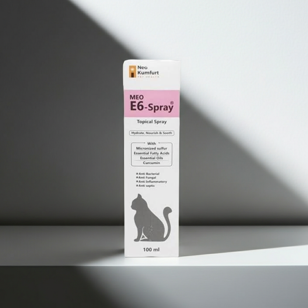 Neo Kumfurt Meo E6 Spray 100ML â€“ Anti-Tick, Flea & Mite Control Spray for Dogs & Cats