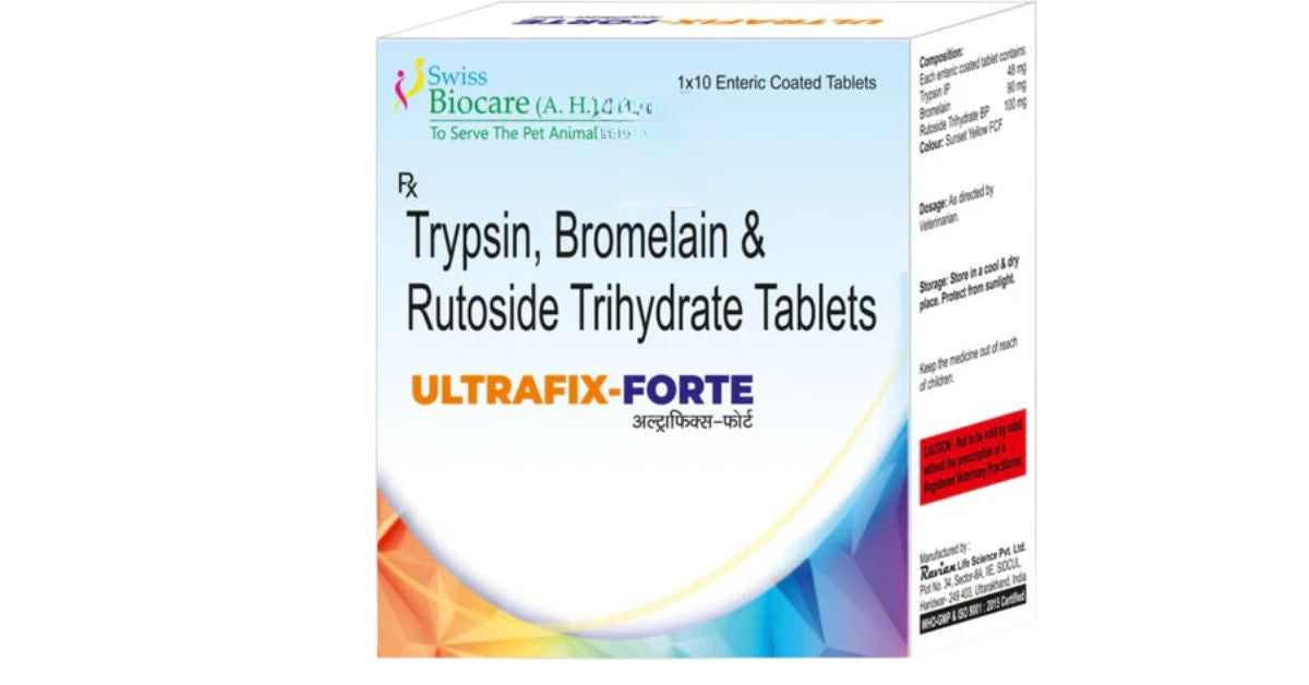 Corise Ultrafix-Forte - Enzymatic Anti-Inflammatory Support for Pets