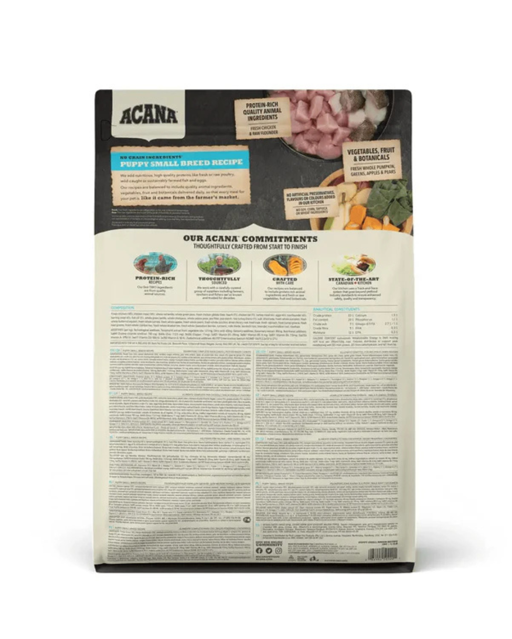 Acana Puppy Small Breed Dry Dog Food, Grain Free Dry Dog Food for Puppies