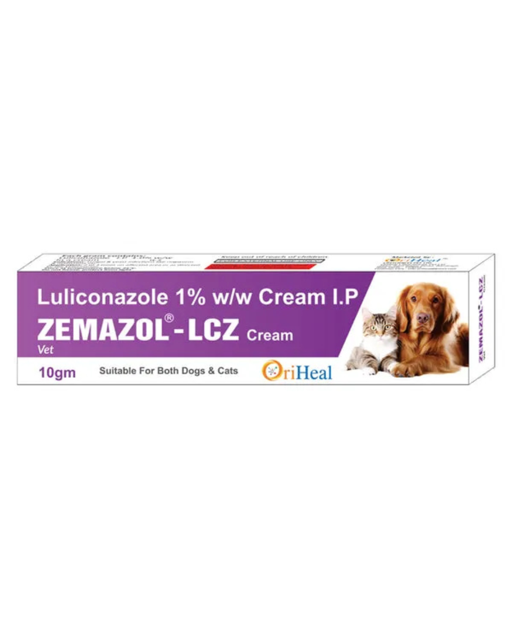 Oriheal Zemazol LCZ (Luliconazole) Antifungal Cream for Dogs and Cats 10g