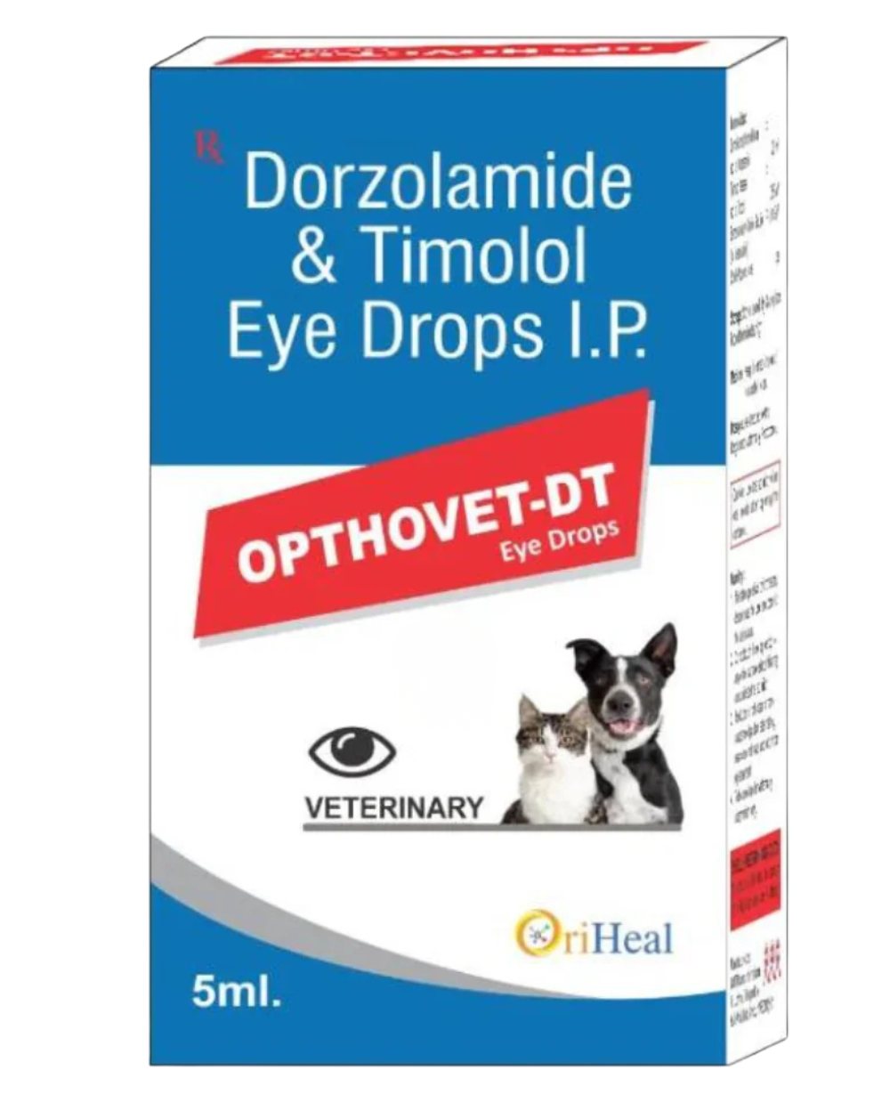 Oriheal Opthovet DT Eye Drops for Dogs & Cats | Pet Eye Care & Hygiene Solution