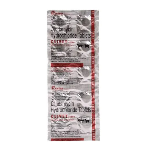 Corise Clivet Clindamycin Tablets for Dogs & Cats (10 Tablets)