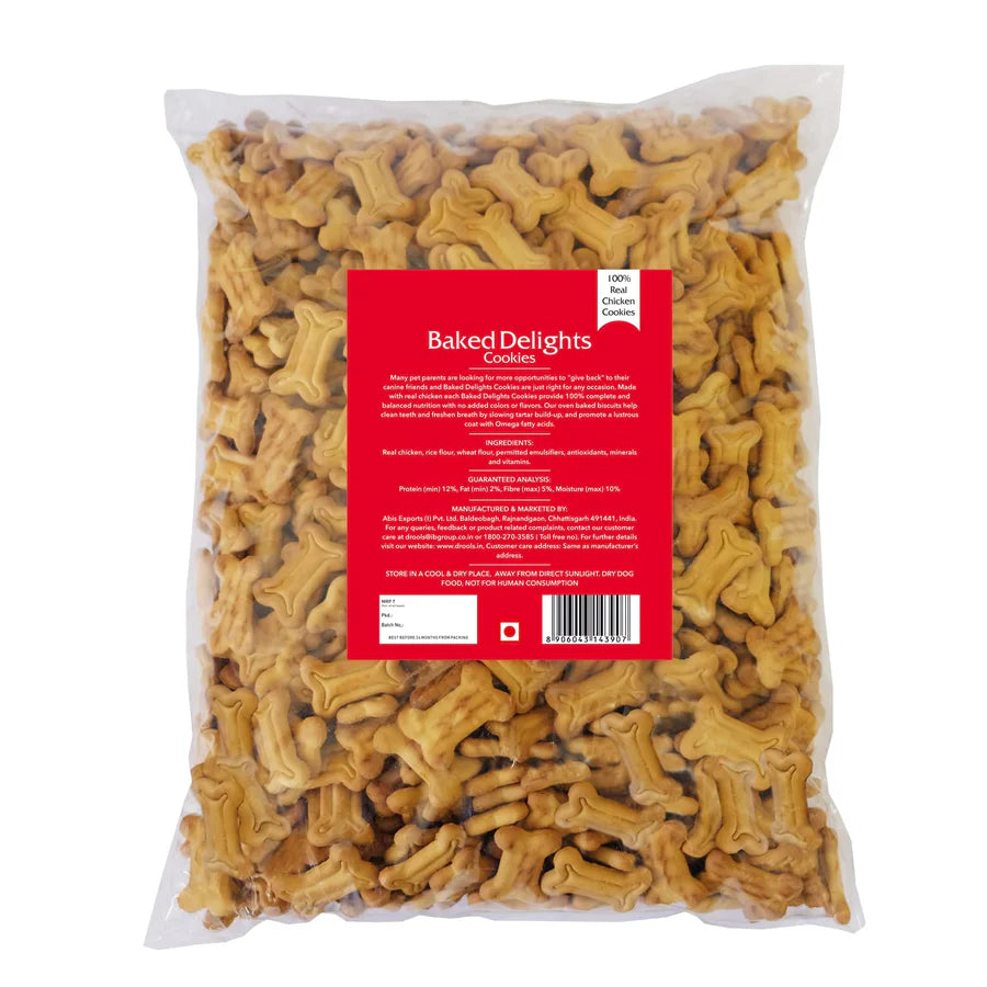 Drools Baked Delights Crunchy Dog Biscuits 800g